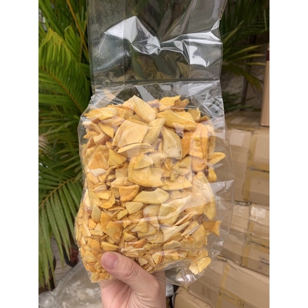 (rẻ) gói(gần 500gam) Mít sấy vụn giòn rụm thơm ngon