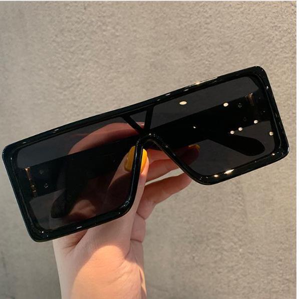 Kính Mát Gọng Dày Rộng Phong Cách punk rock Hàn Quốc Cá Tính Thời Trang Cho Nam