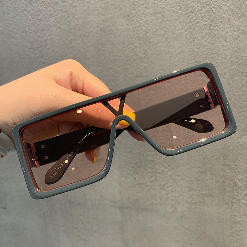 Kính Mát Gọng Dày Rộng Phong Cách punk rock Hàn Quốc Cá Tính Thời Trang Cho Nam