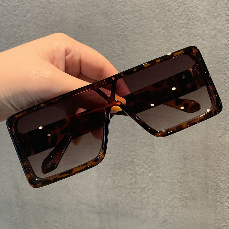 Kính Mát Gọng Dày Rộng Phong Cách punk rock Hàn Quốc Cá Tính Thời Trang Cho Nam