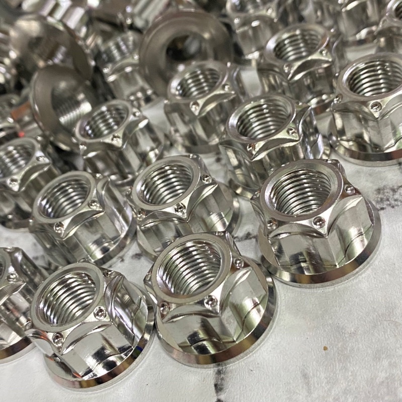 Tán hở inox 304 các size 6li 8li 10li 12li 14li gắn cho các dòng xe