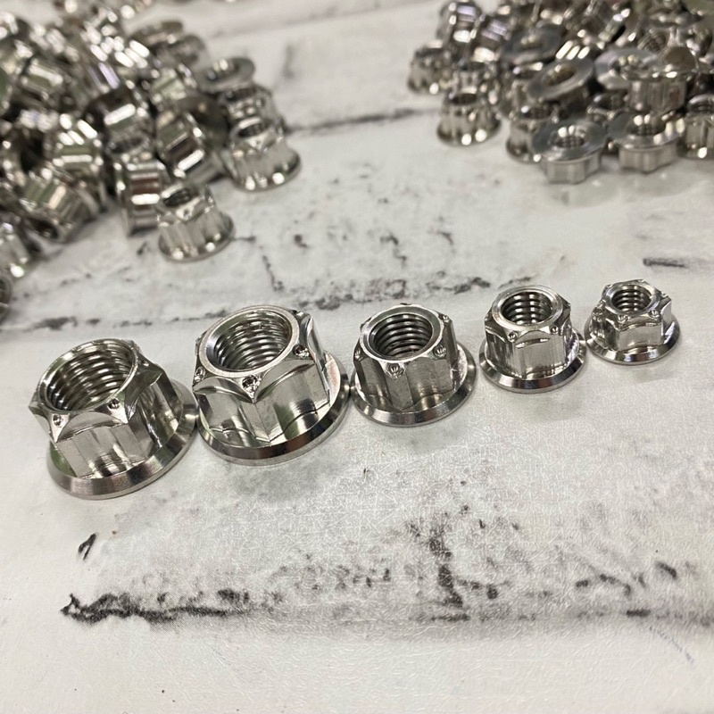 Tán hở inox 304 các size 6li 8li 10li 12li 14li gắn cho các dòng xe