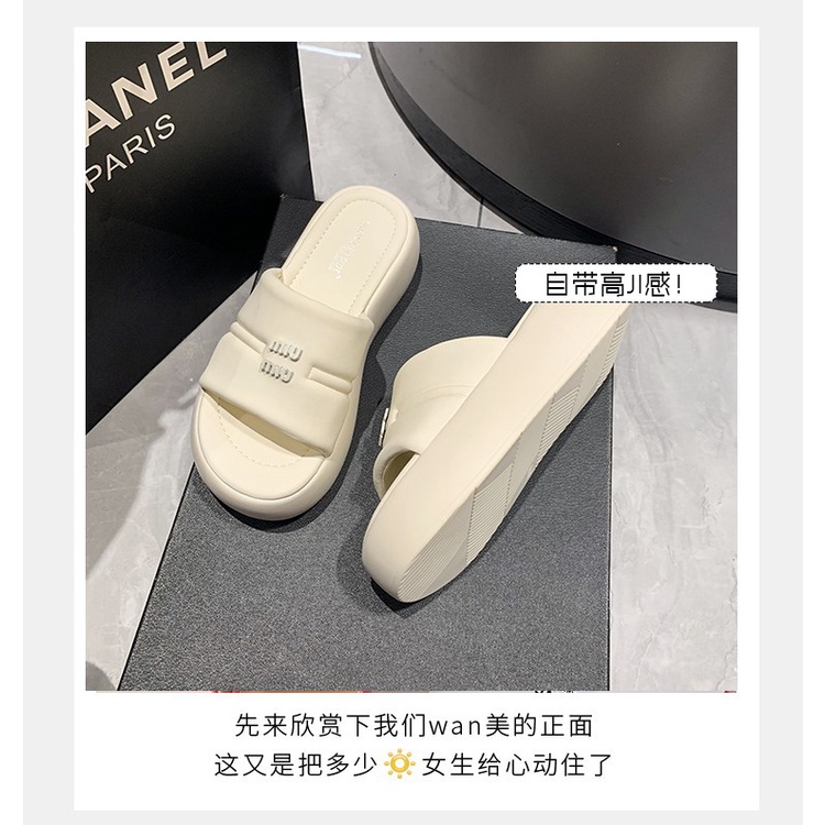 Dép Xỏ Ngón Đế Dày Chống Trượt Thời Trang Mùa Hè Mới Cho Nữ