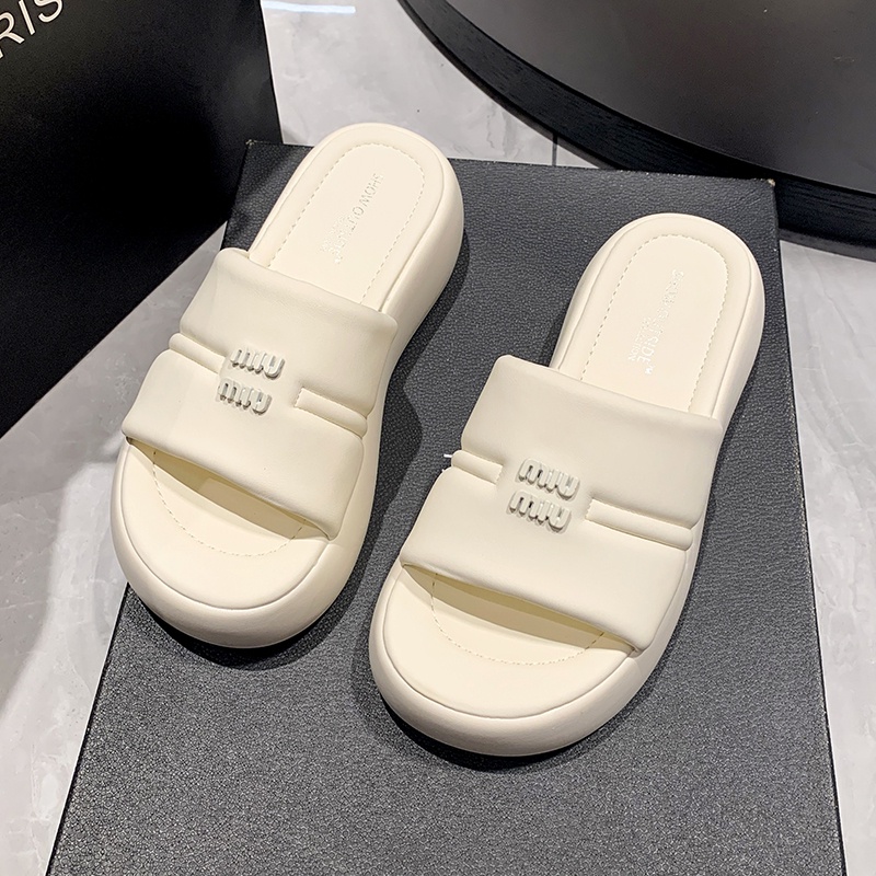 Dép Xỏ Ngón Đế Dày Chống Trượt Thời Trang Mùa Hè Mới Cho Nữ