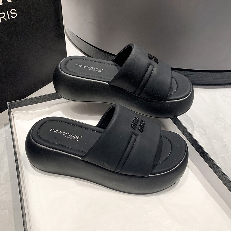 Dép Xỏ Ngón Đế Dày Chống Trượt Thời Trang Mùa Hè Mới Cho Nữ