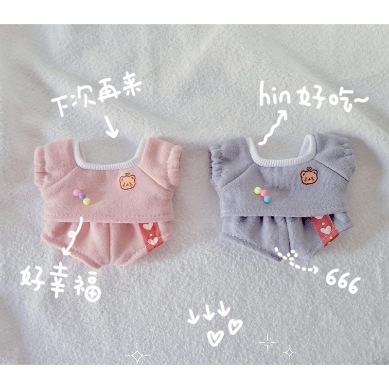 Set áo & quần cho doll