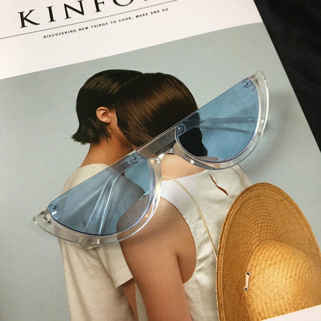 Kính Mát Nửa Gọng Phong Cách Âu Mỹ Thời Trang