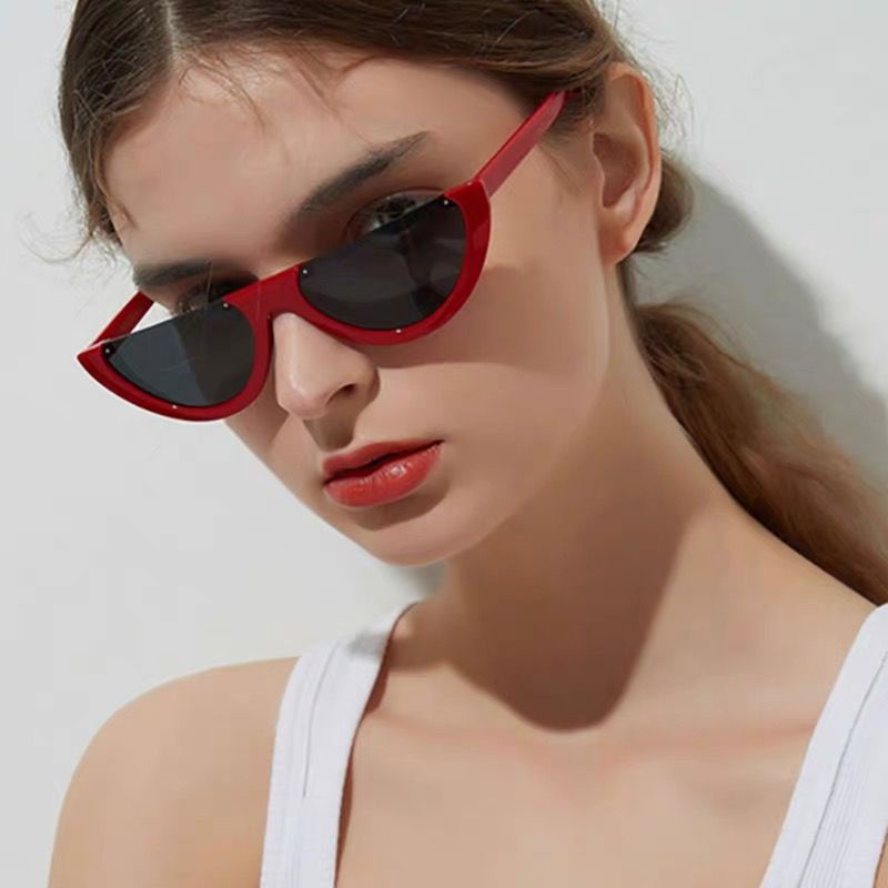 Kính Mát Nửa Gọng Phong Cách Âu Mỹ Thời Trang