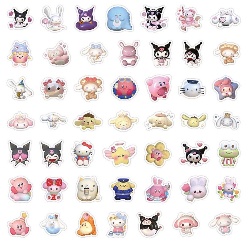 Set Hình Dán Nhân Vật Hoạt Hình Dễ Thương - ST1300 - BCorner