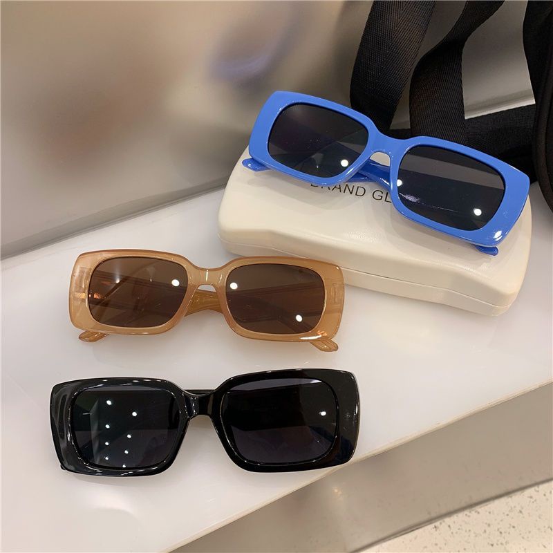 Kính Mát Gọng Vuông Nhỏ Phong Cách Âu Mỹ Thời Trang Mới 2022