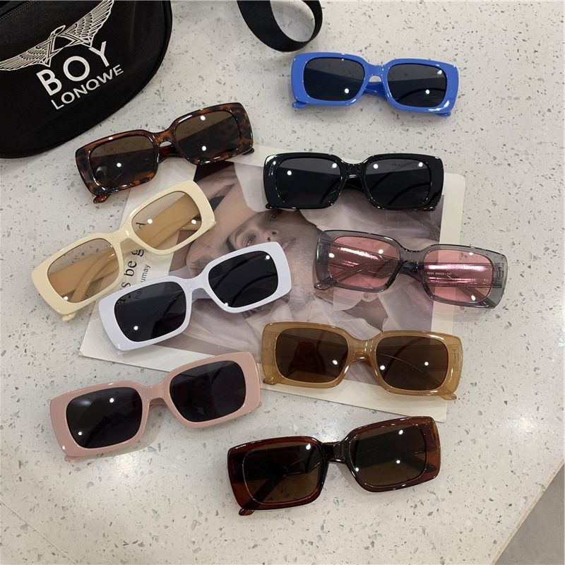 Kính Mát Gọng Vuông Nhỏ Phong Cách Âu Mỹ Thời Trang Mới 2022