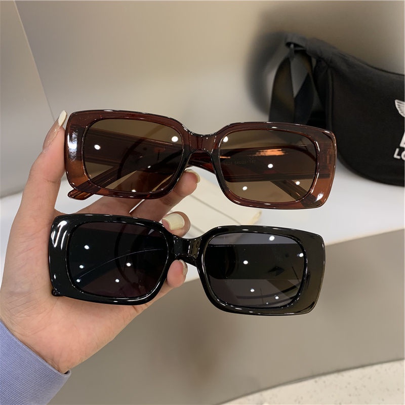 Kính Mát Gọng Vuông Nhỏ Phong Cách Âu Mỹ Thời Trang Mới 2022