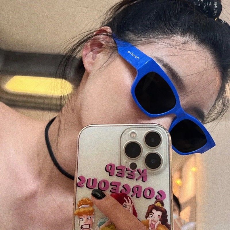 Kính Mát Thời Trang Khung Nhỏ Y2K Phong Cách retro Mỹ Cho Nữ