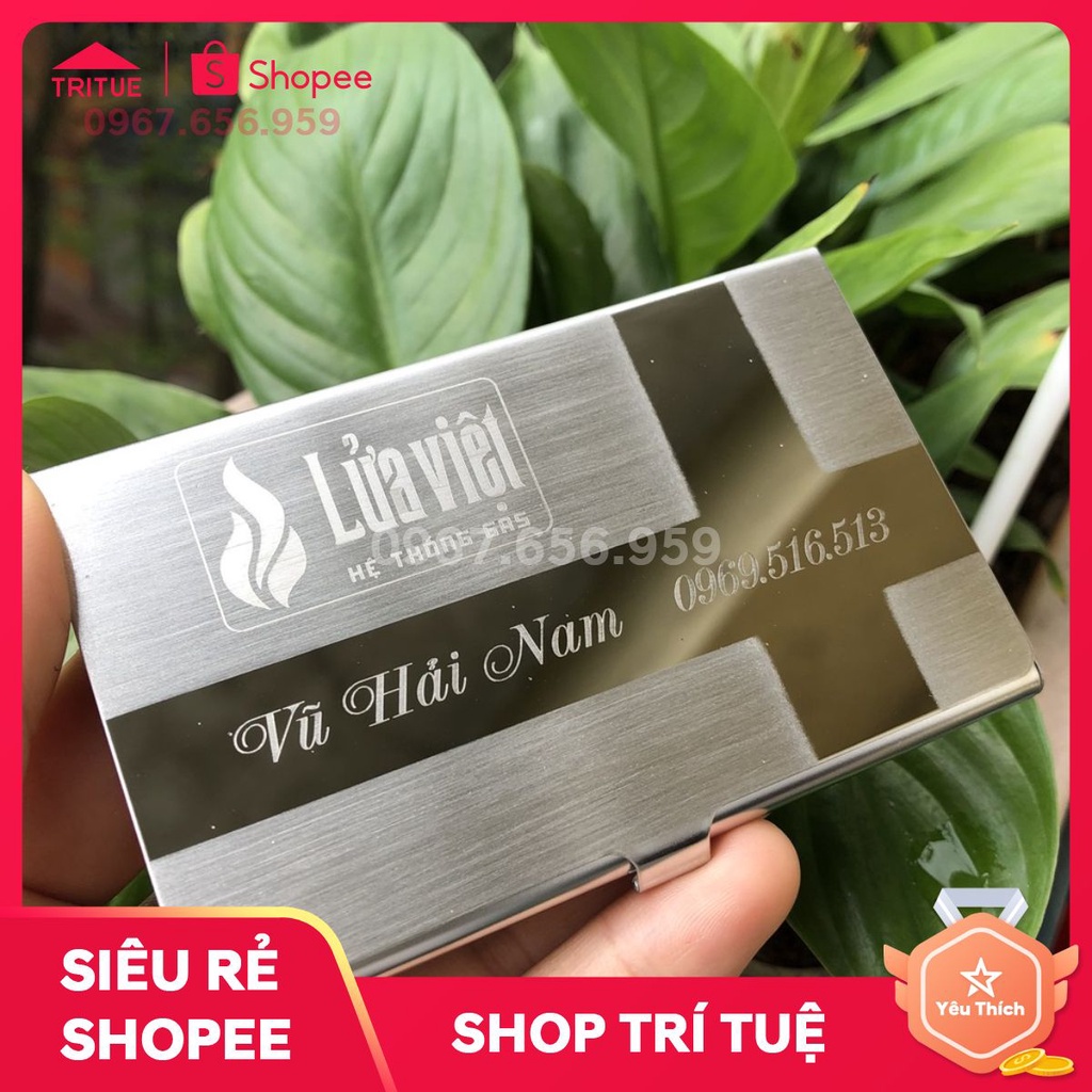 Hộp đựng card visit đẹp khắc theo yêu cầu. Mẫu Ví Khắc Tên Theo Yêu Cầu Siêu Đẹp.