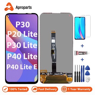 Màn hình lcd cho huawei p30 p20 p40 lite e màn hình bộ số hóa cảm ứng thay thế