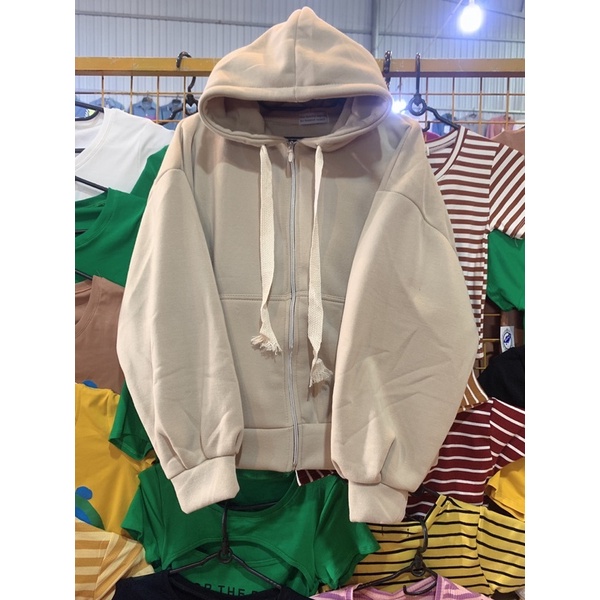 ÁO NỈ NGOẠI TAY PHỒNG FREESIZE < 75kg