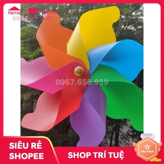 Chong Chóng Nhựa Siêu To Khổng Lồ 7 Cánh 7 Màu Đường Kính 60cm