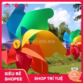 Chong chóng 7 màu 7 cánh cầm tay xịn nhất, Bán chong chóng 7 màu cao cấp đẹp nhất, chong chóng trang trí ngoài trời đẹp