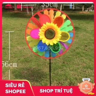 Chong chóng hoa hướng dương trang trí ngoài trời bền bóng đẹp