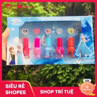 SÉT Sơn móng tay công chúa elsa anna Bóng Đẹp AN TOÀN CHO BÉ