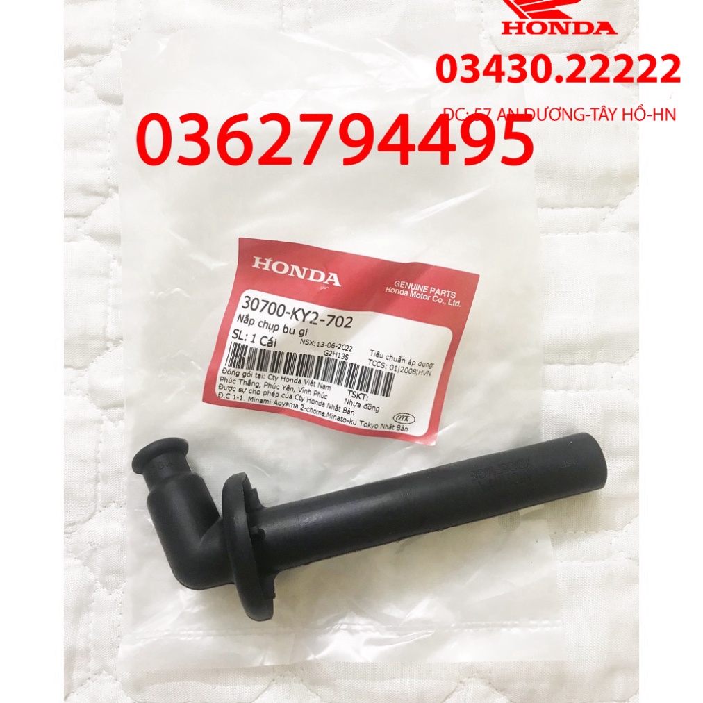 ( hà nội) Tẩu Chụp Bugi xe Winnerv1/Winner X/Sonic/Cbr 150 Zin chính hãng Honda