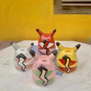 POKEMON PIKACHU GỐM SỨ ( ỐNG HEO TIẾT KIỆM , LỢN ĐẤT )