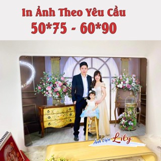  In Ảnh Gỗ Tráng Gương 50x75cm 60x90cm  In Khổ Lớn treo tường Theo Yêu Cầu 