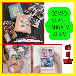 Combo 64 ảnh ép platic tặng album, in ảnh theo cá nhân yêu cầu, ảnh viện lily