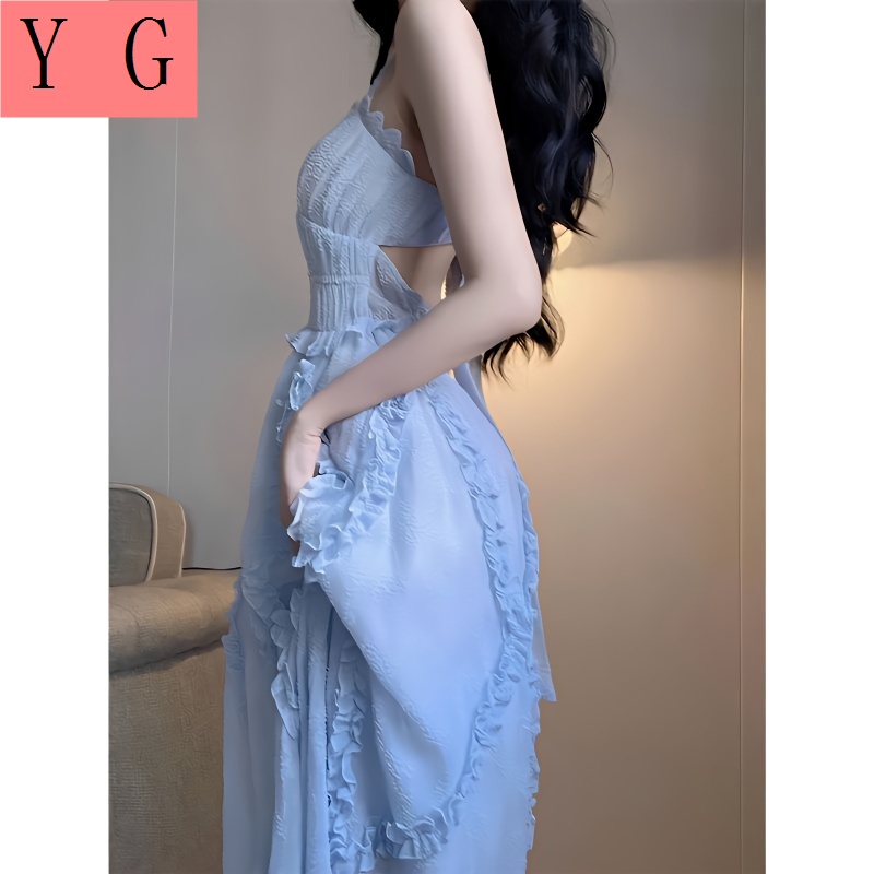Đầm Hai Dây Mỏng Nhẹ Phong Cách Mới 2023 Cho Nữ