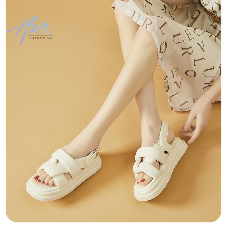 Sandal Đế Dày Thời Trang Mùa Hè 2023 Phong Cách Roman Mới Cho Nữ