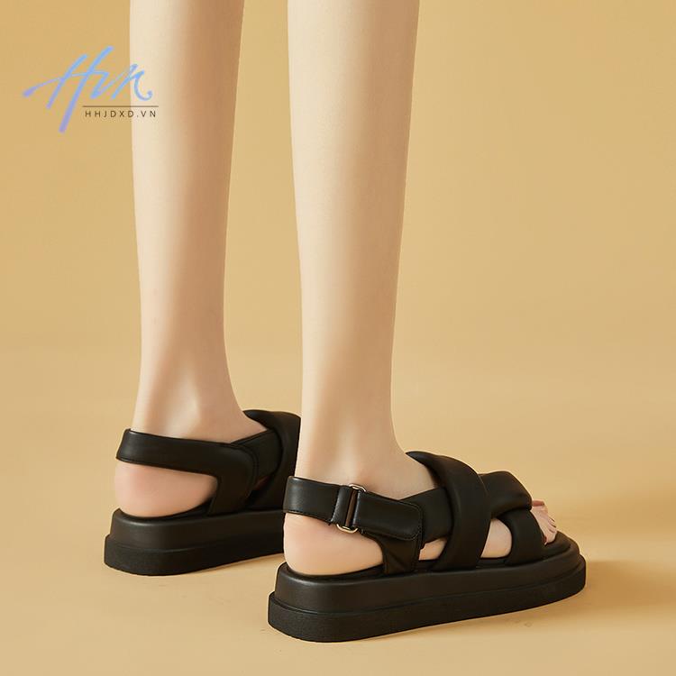 Sandal Đế Dày Thời Trang Mùa Hè 2023 Phong Cách Roman Mới Cho Nữ