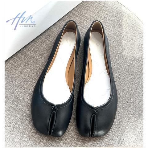 Giày Múa Ba Lê Bằng Da Thuộc Thời Trang Mùa Xuân Hè 2023 Dành Cho Nữ