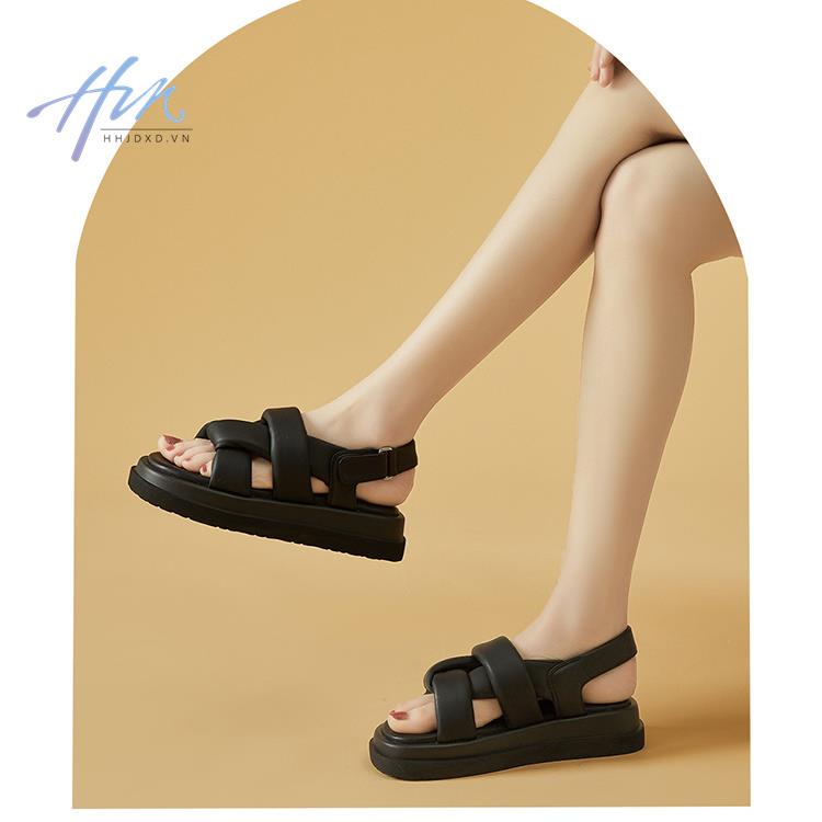 Sandal Đế Dày Thời Trang Mùa Hè 2023 Phong Cách Roman Mới Cho Nữ