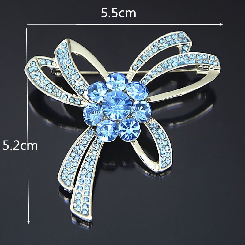 Ghim Cài Áo Hình Nơ Phong Cách Hàn Quốc Thanh Lịch Thời Trang Cho Nữ