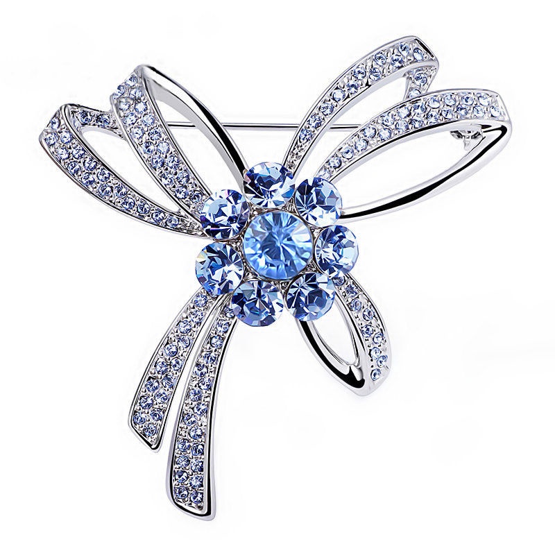 Ghim Cài Áo Hình Nơ Phong Cách Hàn Quốc Thanh Lịch Thời Trang Cho Nữ