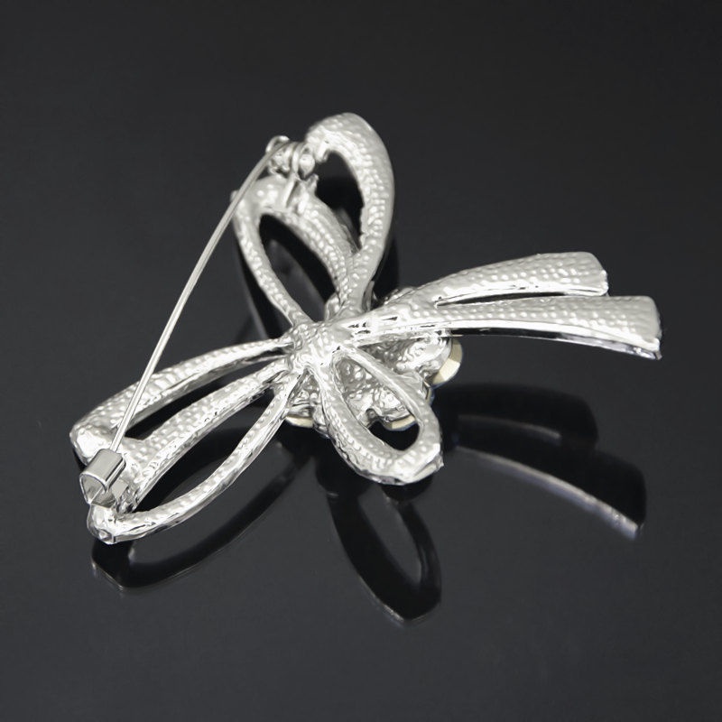 Ghim Cài Áo Hình Nơ Phong Cách Hàn Quốc Thanh Lịch Thời Trang Cho Nữ