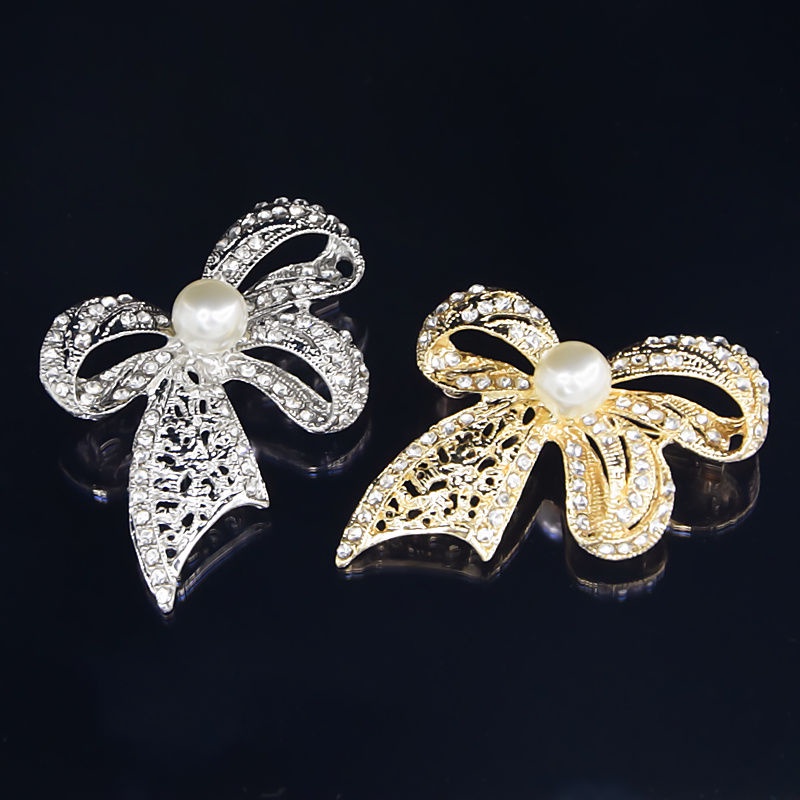 Ghim Cài Áo Hình Nơ Phong Cách Hàn Quốc Thanh Lịch Thời Trang Cho Nữ