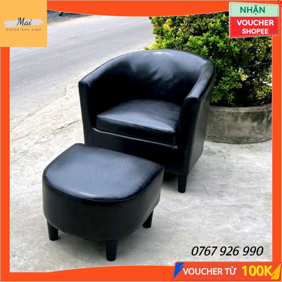 [SALE ĐẬM] -  Ghế làm Nail da simili - ghế sofa đơn decor phòng cực xinh - hàng tại xưởng bảo hành 12 tháng