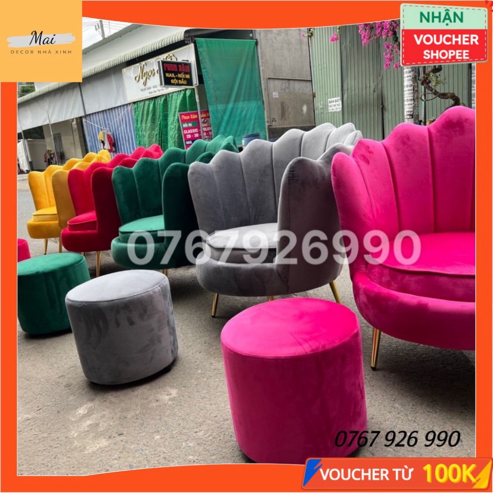 Ghế Nail - sofa đơn thư giãn nhiều màu - sofa đơn decor phòng xinh - BẢO HÀNH 12 THÁNG LỖI 1 ĐỔI 1