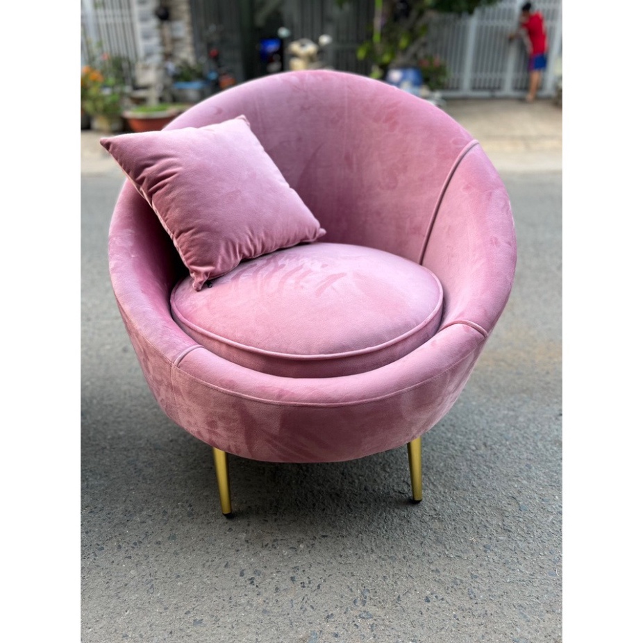 [SALE ĐẬM] -  Ghế sofa đơn thư giãn, ghế đọc sách, sofa nail vải nhung chính hãng - bảo hành 12 tháng | BigBuy360 - bigbuy360.vn