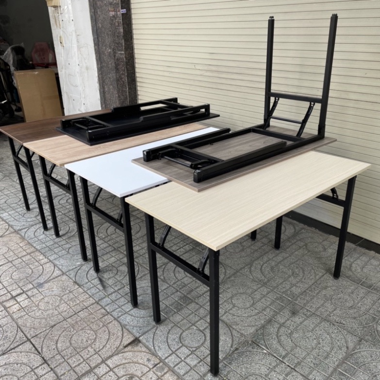 [SALE ĐẬM] -  Bàn làm việc gấp gọn chân sắt tiện lợi - bảo hành 12 tháng | BigBuy360 - bigbuy360.vn