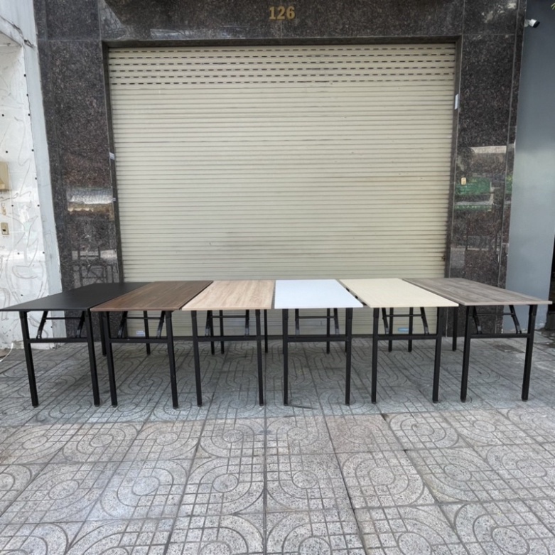 [SALE ĐẬM] -  Bàn làm việc gấp gọn chân sắt tiện lợi - bảo hành 12 tháng | BigBuy360 - bigbuy360.vn