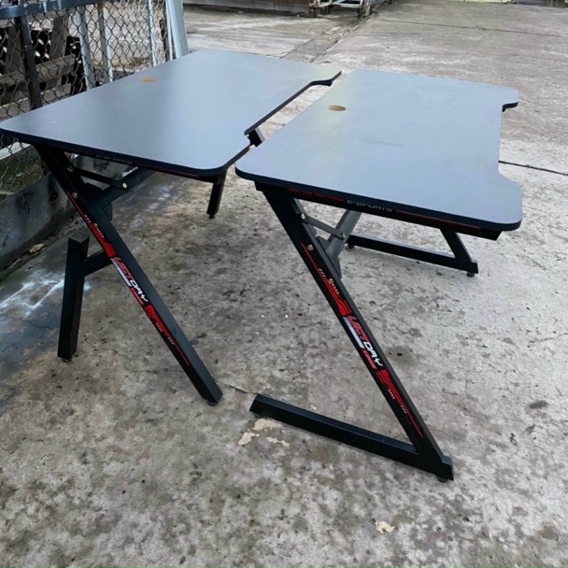 Bàn làm việc chữ K (bàn gaming) gấp gọn được thiết kế hầm hố, khung sắt chắc chắn, kiểu dáng hiện đại - BẢO HÀNH 12THÁNG | BigBuy360 - bigbuy360.vn
