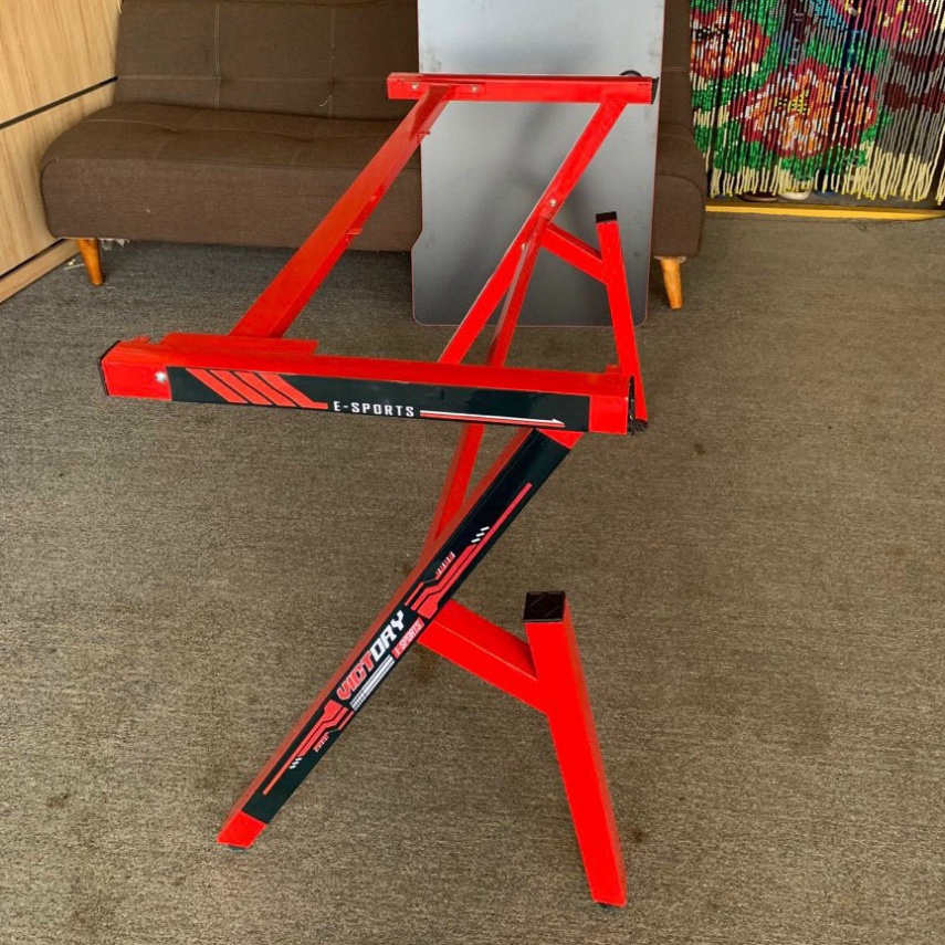 Bàn làm việc chữ K (bàn gaming) gấp gọn được thiết kế hầm hố, khung sắt chắc chắn, kiểu dáng hiện đại - BẢO HÀNH 12THÁNG | BigBuy360 - bigbuy360.vn