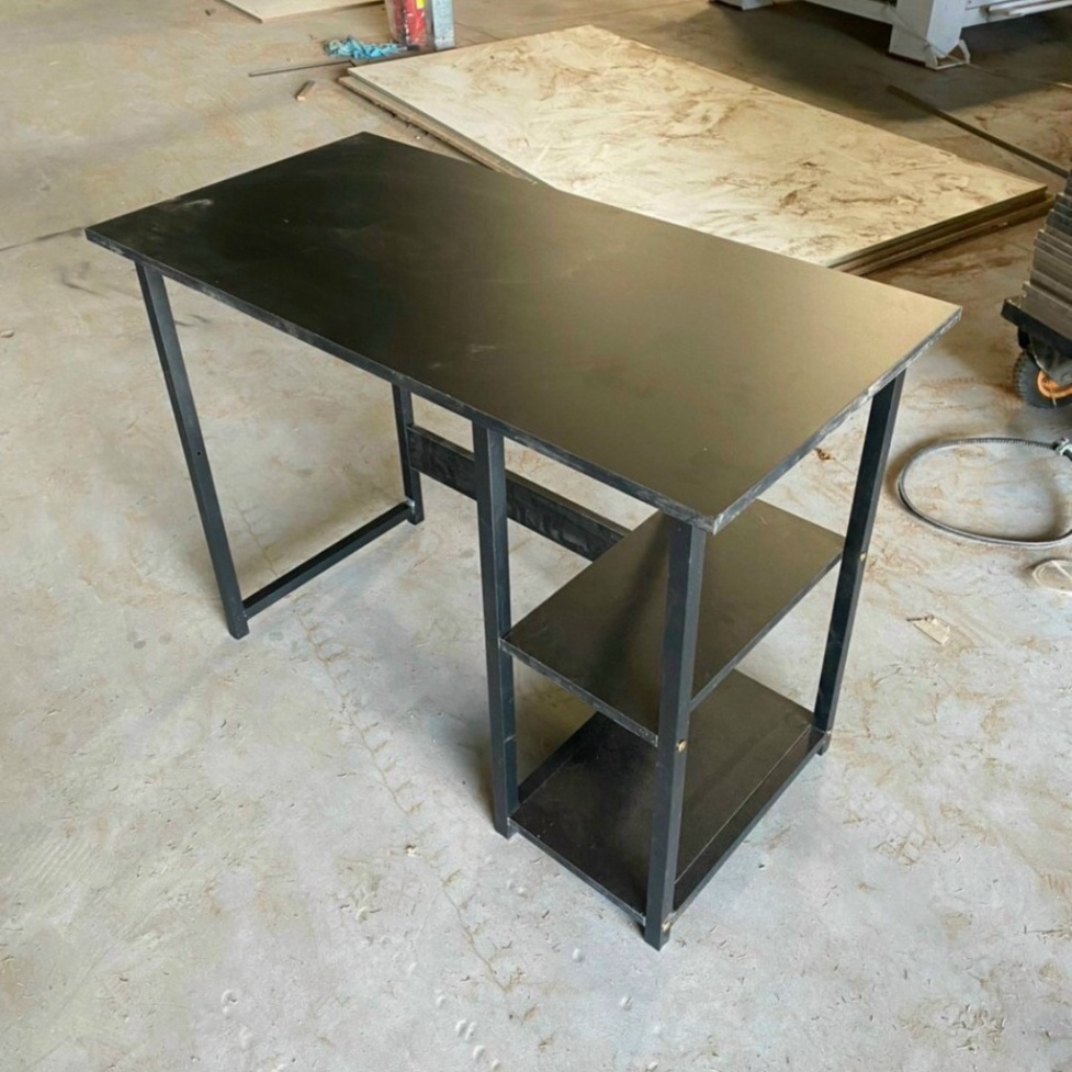 [SALE ĐẬM] -  Bàn làm việc liền 2 kệ sách chân sắt mặt gỗ công nghiêp loại 1 (bàn học 2 kệ sách) - BẢO HÀNH 12 THÁNG | BigBuy360 - bigbuy360.vn