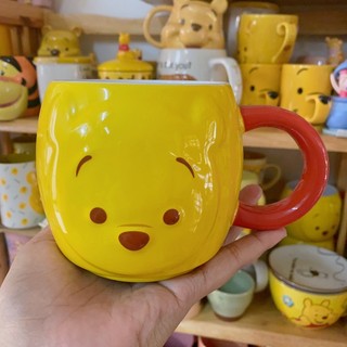 Cốc sứ 3D hình nổi gấu Pooh Tsum Tsum