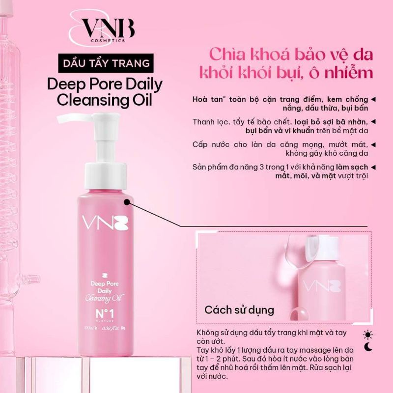Dầu tẩy trang Vnb( mẫu mới 2022)