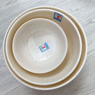 COMBO 5 TÔ vân đá Melamine  - chén nhựa Vân Đá Fataco