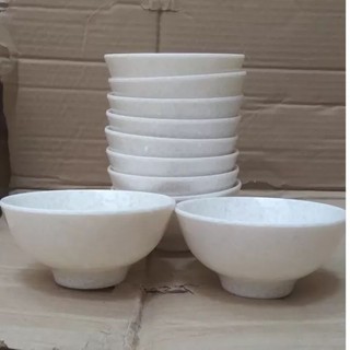 COMBO 5 TÔ vân đá Melamine  - chén nhựa Vân Đá Fataco
