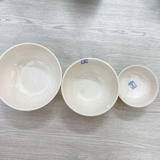 COMBO 5 TÔ vân đá Melamine  - chén nhựa Vân Đá Fataco